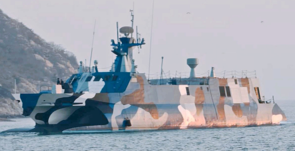 Chinese Navy (PLAN) Has Modified Two Type-022 FAC For Special Purpose