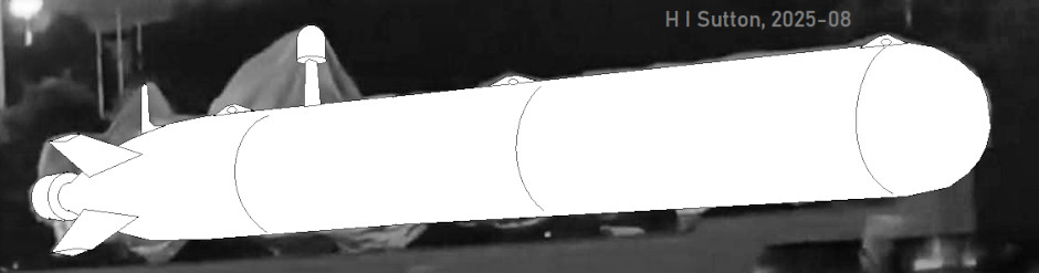 Chinese XLUUV underwater drone