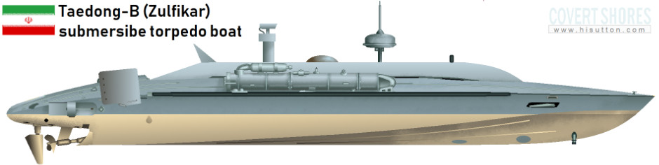 IRGC Navy Taedong B submersible torpedo boat