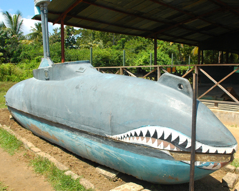 LTTE Tamil Tigers Sea Tigers homemade semi-sub