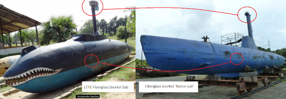 LTTE Tamil Tigers Sea Tigers homemade submarine