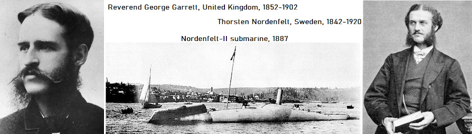 Nordenfelt submarines (1880s) - Covert shores