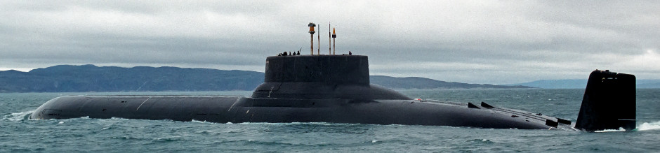 Typhoon SSBN on surface